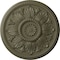 Ekena Millwork Edinburgh Ceiling Medallion (Fits Canopies up to 5 1/4"), Hnd-Painted Spartan Stone, 18"OD x 1 3/4"P CM18EDSSF - alternate 1